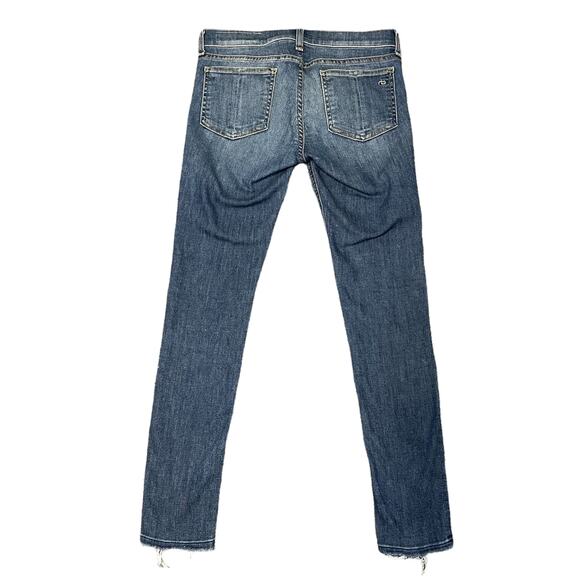 Rag & Bone Mid Rise Ankle Skinny Jeans Size 26 - Picture 3 of 9